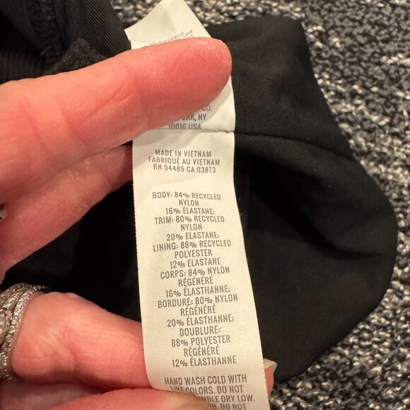 Aerie Ribbed Black Swimsuit (S) - Picture 6 of 6